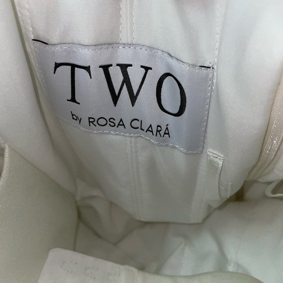 NWT ROSA CLARA WEDDING GOWN UNALTERED SAMPLE - Picture 16 of 16